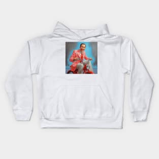 pee wee herman on bike Kids Hoodie